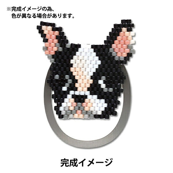 BeadsKit "Animal Clip Kit French Bull Dog BFK-408" MIYUKI Miyuki