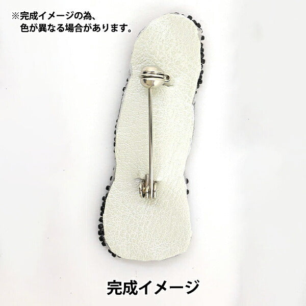 ビーズキット 『ビーズ刺しゅう ブローチキット あの時のルージュ BFK-582』 MIYUKI ミユキ