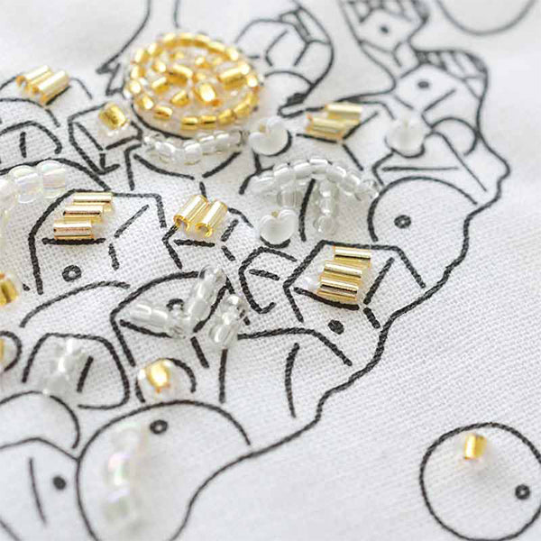 Embroidery kit "Craft Excitement HCA22 // 3" MIYUKI Miyuki