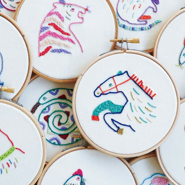 Embroidery kit "NUIE embroidery kit zoo? Tora HCA25 // 3" Miyuki Miyuki