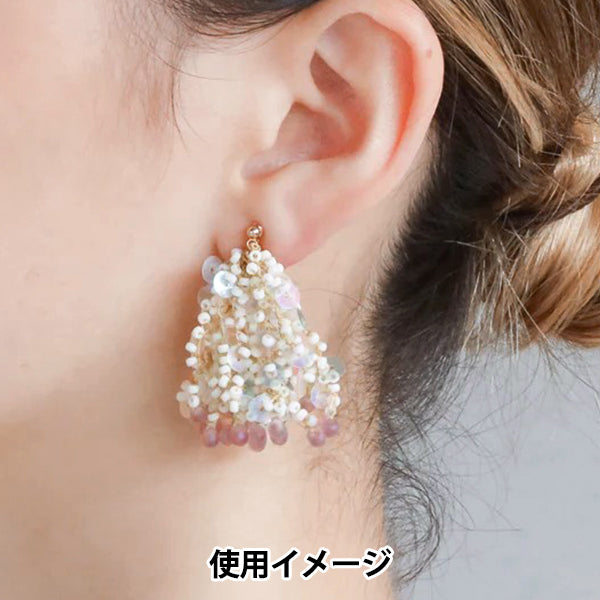 ビーズキット 『コーラルイヤリング ホワイト HCA26//1』 MIYUKI ミユキ