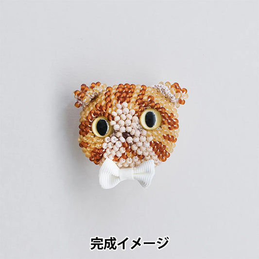 珠子套件“猫胸针套件折耳木吉虎 BFK671" 美雪