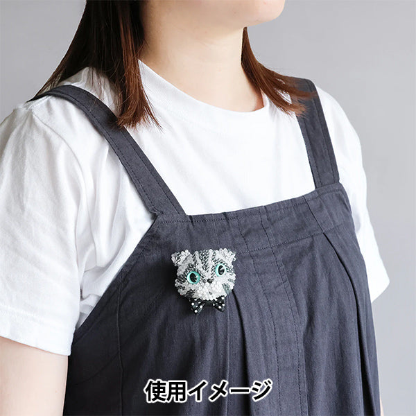 珠子套件「猫胸针套件折耳鲭鱼虎 BFK672 」" 美雪