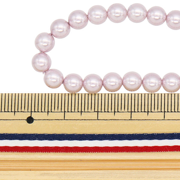 ビーズ 『パール 丸玉 6mm 020A色番 約63個入り POPUP』