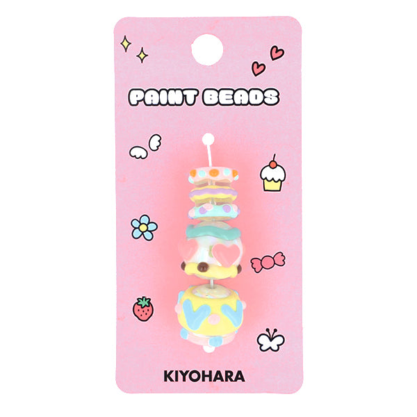 手芸パーツ 『ペイントビーズ 3個入り 05 PTB-01』 KIYOHARA 清原