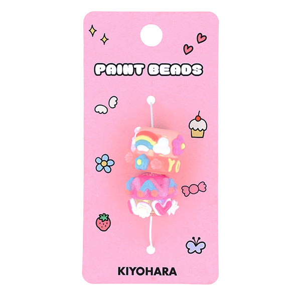 手芸パーツ 『ペイントビーズ 2個入り 02 PTB-02』 KIYOHARA 清原