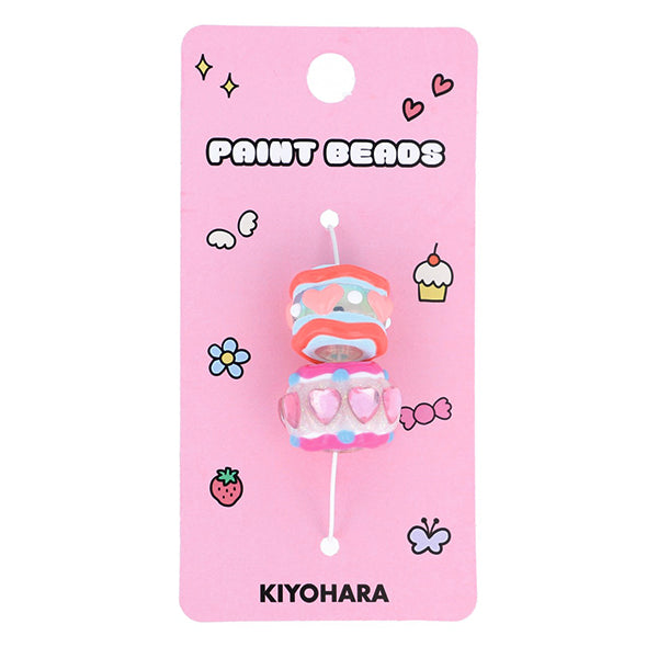 手芸パーツ 『ペイントビーズ 2個入り 03 PTB-02』 KIYOHARA 清原