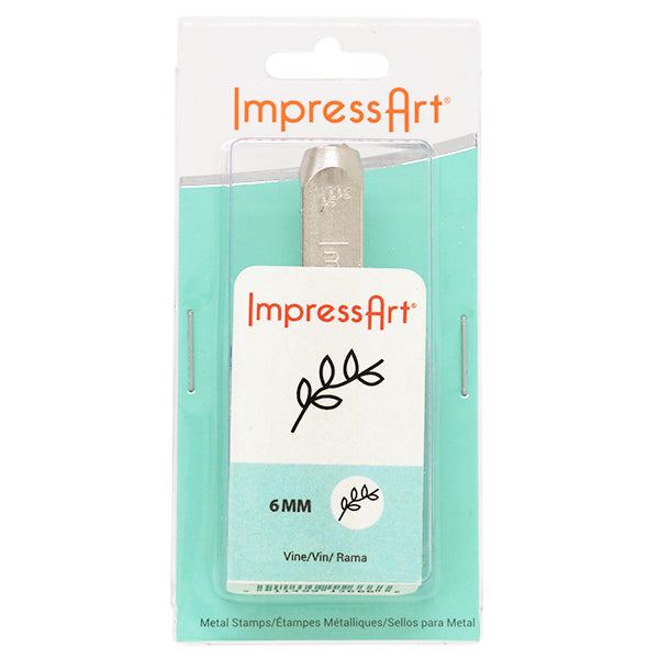 金属刻印 メタルスタンピング 『ImpressArt デザインスタンプ ヴァイン 6mm U1025 6』 MIYUKI ミユキ