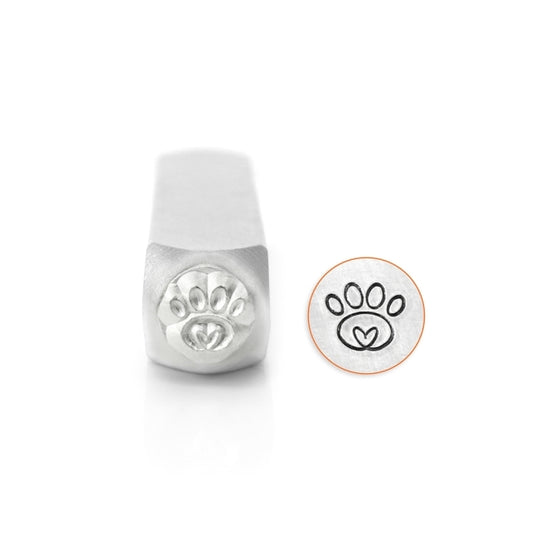 Metal engraved metal stamping "IMPRESSART Design Stamp Pow Print (Heart) 6mm U1032 6" MIYUKI Miyuki
