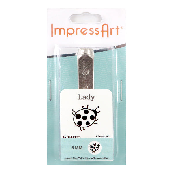 金属刻印 メタルスタンピング 『ImpressArt デザインスタンプ てんとう虫 6mm U1037 6』 MIYUKI ミユキ
