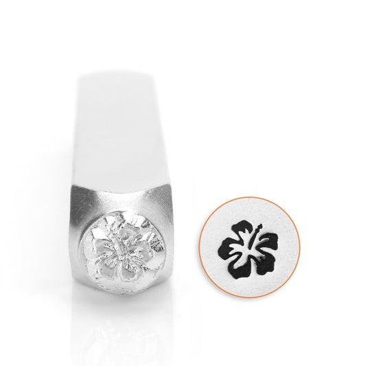 Metal engraved metal stamping "IMPRESSART Design Stamp Hibiscus 6mm U1038 6" MIYUKI Miyuki