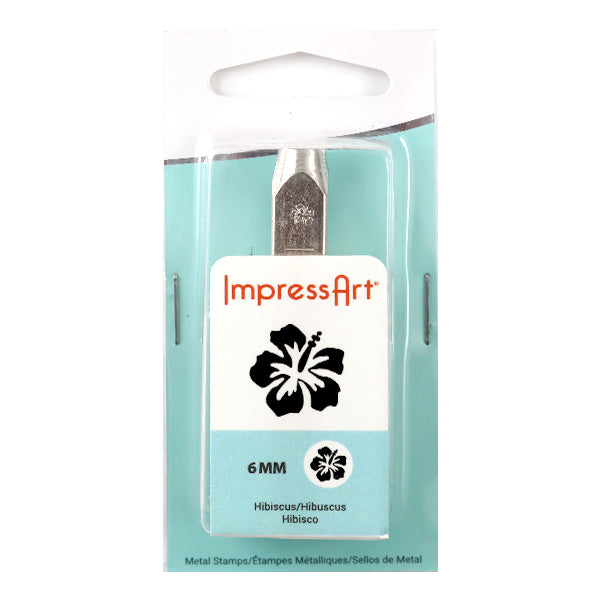 金属刻印 メタルスタンピング 『ImpressArt デザインスタンプ ハイビスカス 6mm U1038 6』 MIYUKI ミユキ