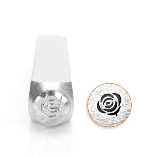 Metal engraved metal stamping "IMPRESSART Design Stamp Rose 6mm U1039 6" MIYUKI Miyuki