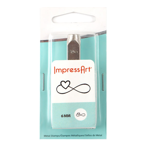 金属刻印 メタルスタンピング 『ImpressArt デザインスタンプ インフィニティハート 6mm U1040 6』 MIYUKI ミユキ