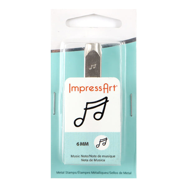 金属刻印 メタルスタンピング 『ImpressArt デザインスタンプ 音符 6mm U1045 6』 MIYUKI ミユキ