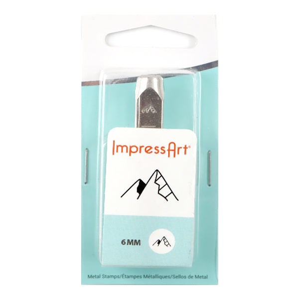 金属刻印 メタルスタンピング 『ImpressArt デザインスタンプ マウンテン 6mm U1047 6』 MIYUKI ミユキ