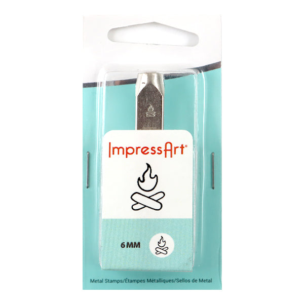 金属刻印 メタルスタンピング 『ImpressArt デザインスタンプ キャンプファイア 6mm U1049 6』 MIYUKI ミユキ