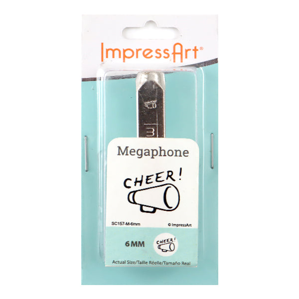 金属刻印 メタルスタンピング 『ImpressArt デザインスタンプ メガホン 6mm U1052 6』 MIYUKI ミユキ