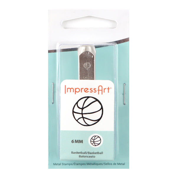 金属刻印 メタルスタンピング 『ImpressArt デザインスタンプ バスケットボール 6mm U1053 6』 MIYUKI ミユキ