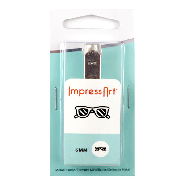 金属刻印 メタルスタンピング 『ImpressArt デザインスタンプ サングラス 6mm U1056 6』 MIYUKI ミユキ