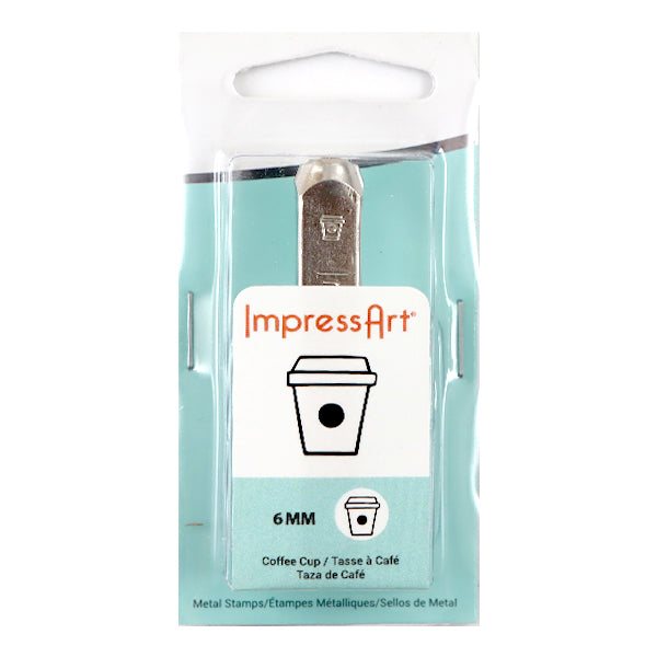 金属刻印 メタルスタンピング 『ImpressArt デザインスタンプ コーヒーカップ 6mm U1057 6』 MIYUKI ミユキ