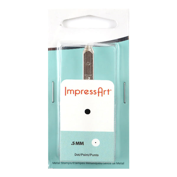 金属刻印 メタルスタンピング 『ImpressArt デザインスタンプ ドット 0.5mm U1060 3』 MIYUKI ミユキ