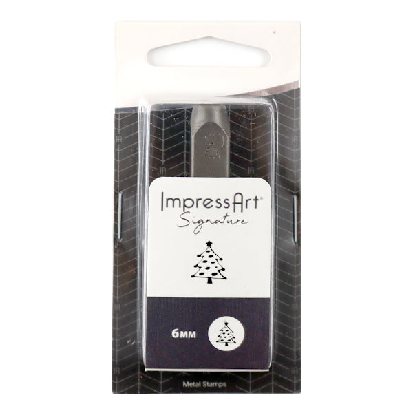 金属刻印 メタルスタンピング 『ImpressArt デザインスタンプ クリスマスツリー 6mm U1062 6』 MIYUKI ミユキ