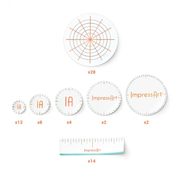 金属刻印 メタルスタンピング 『ImpressArt スタンプガイド U5003』 MIYUKI ミユキ