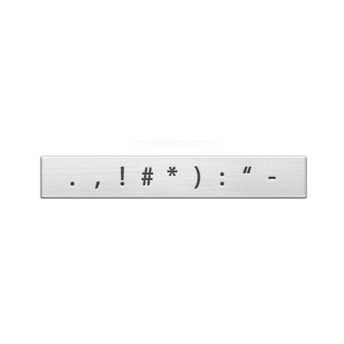 金属刻印 メタルスタンピング 『ImpressArt エコノミーレタースタンプ Sans Serif 句読点セット 3mm U0301/3/4』 MIYUKI ミユキ
