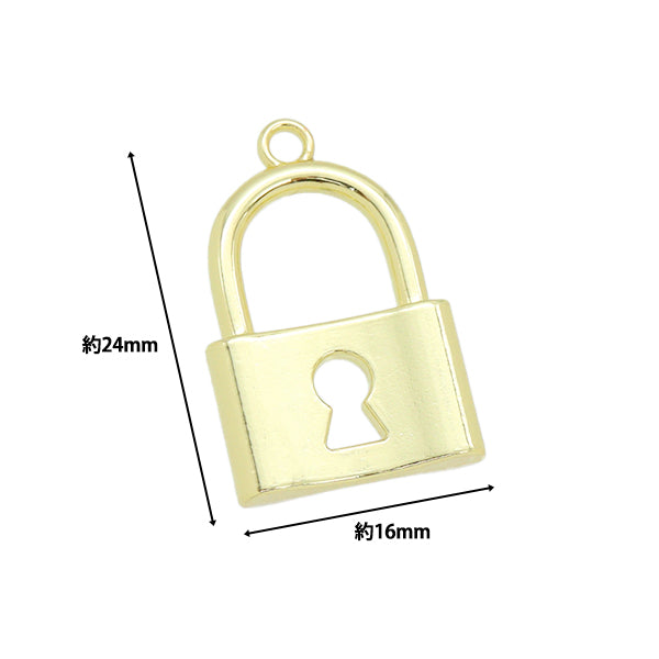 Accessory material "Charm Rock Gold AP24089"