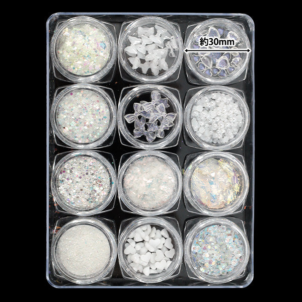 树脂材料“珠宝调色板12白色B ys-2-13"