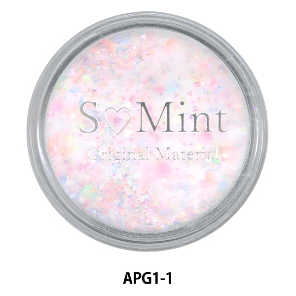 レジン材料 『アクリルパウダー グリッター シリーズ1 1番色 APG1-1』 Smint エスミント