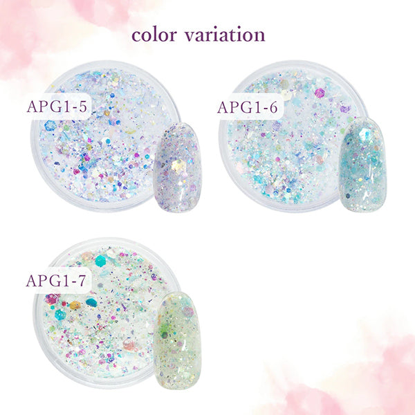 レジン材料 『アクリルパウダー グリッター シリーズ1 3番色 APG1-3』 Smint エスミント