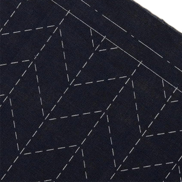 Embroidery kit "Sashiko Cotton Linen Multi-Cloth Sugiya Navy 98908" LECIEN Lecien cosmo