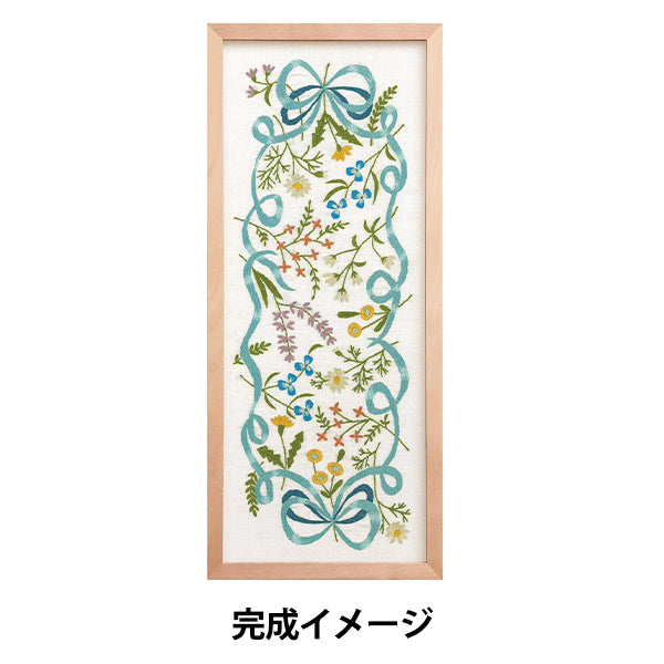 刺绣套件“ Macabe Alice季节性礼物:春风丝带 7590" Olympus