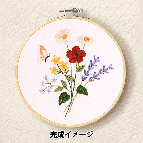 Embroidery kit "Designer Collection Summer Flower TB219" DMC Diementsea