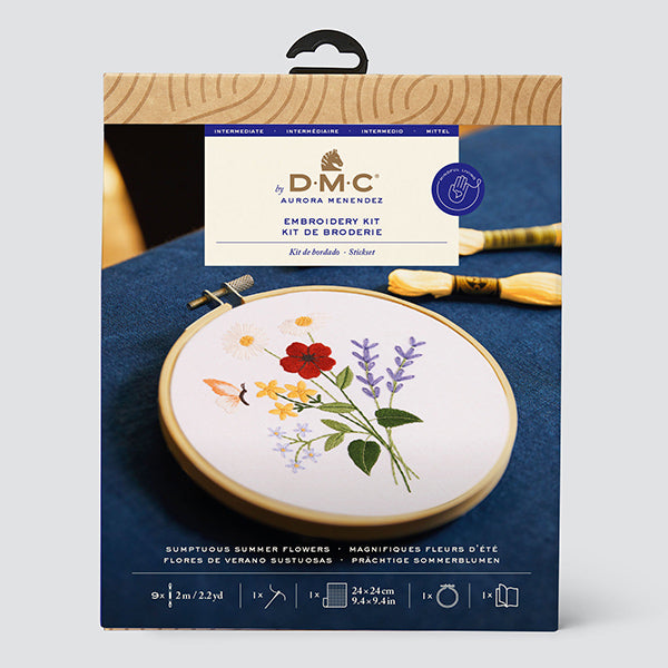Embroidery kit "Designer Collection Summer Flower TB219" DMC Diementsea