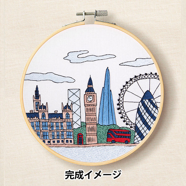 Embroidery kit "Designer Collection London Skyline TB224" DMC Diementsea