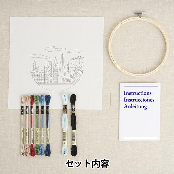 Embroidery kit "Designer Collection London Skyline TB224" DMC Diementsea