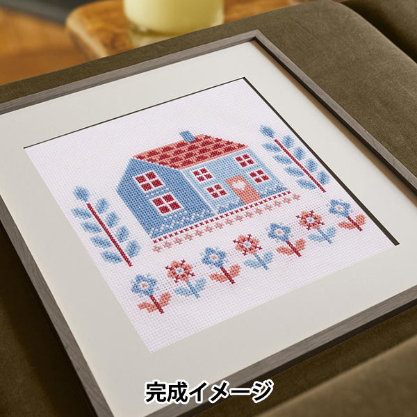 Embroidery kit "Designer Collection Folk Cottage BK408" DMC Diementsea