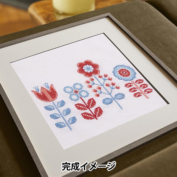 Embroidery kit "Designer Collection Folk Flower BK409" DMC Diementsea