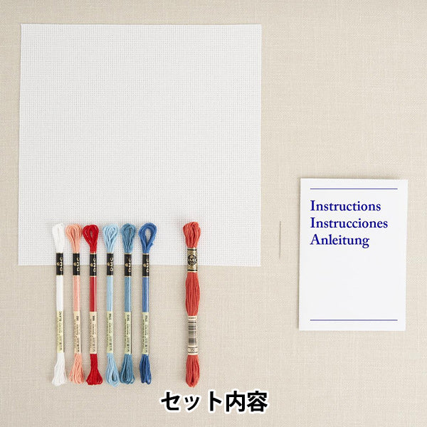 Embroidery kit "Designer Collection Folk Flower BK409" DMC Diementsea