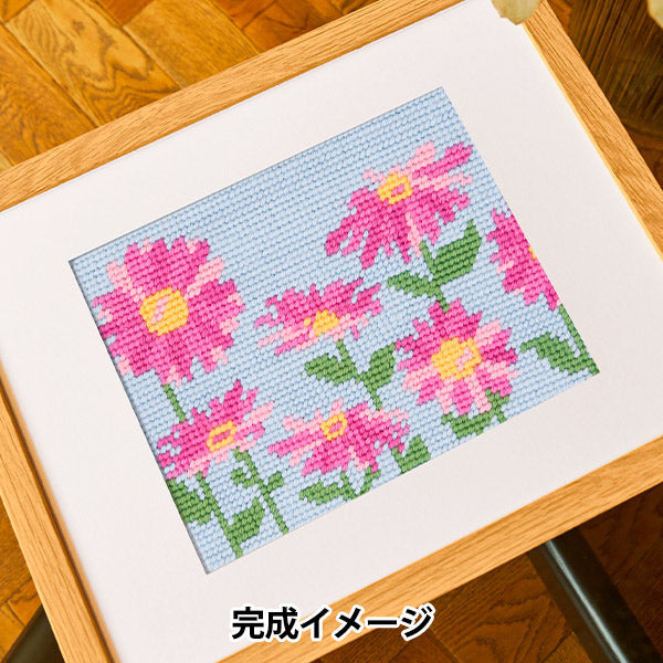 Embroidery kit "Designer Collection Daisy Field C140K" DMC Diementsea