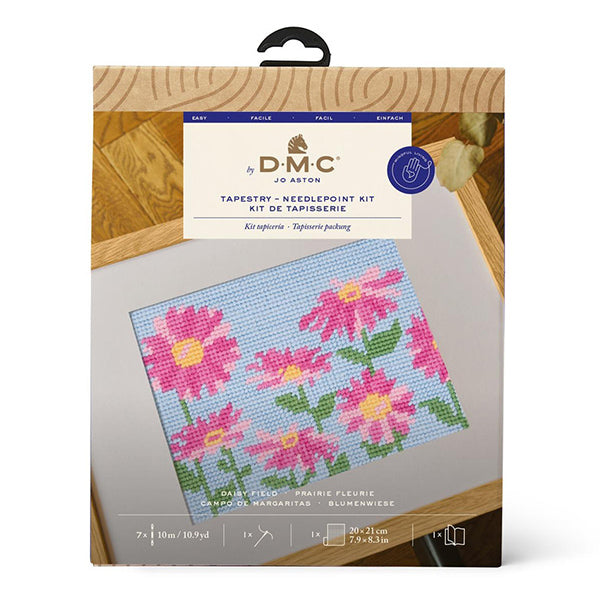 Embroidery kit "Designer Collection Daisy Field C140K" DMC Diementsea