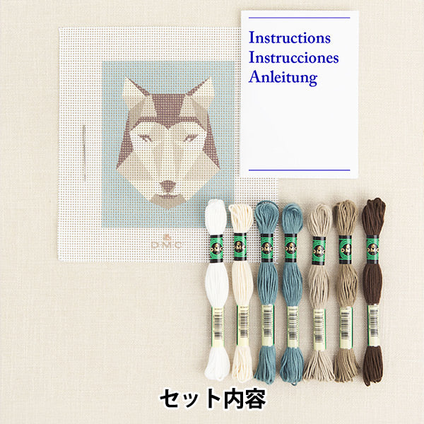 Embroidery kit "Designer Collection Geoulf C141K" DMC Diementsea