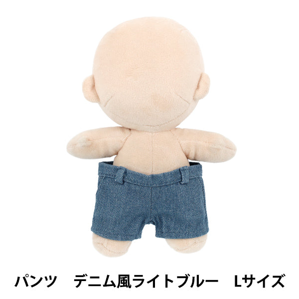 毛绒服装 "MPA裤子牛仔布l尺寸浅蓝色MPA-91A-L"