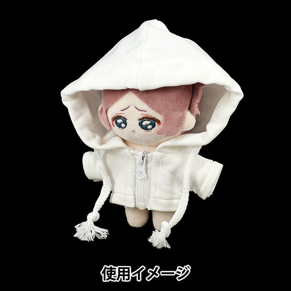 毛绒动物服装 "mpa 拉链连帽衫 M 码白色 MPA-101A-M"