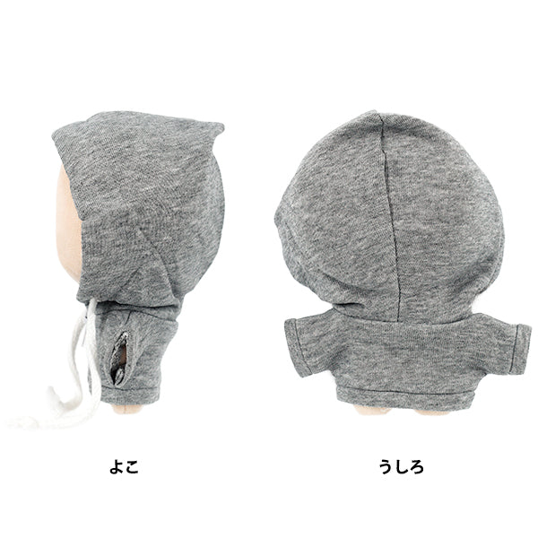 毛绒动物服装 "mpa 拉链连帽衫 M 码灰色 MPA-101D-M"