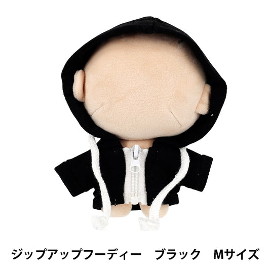毛绒动物服装 "mpa 拉链连帽衫 M 码黑色 MPA-101E-M"
