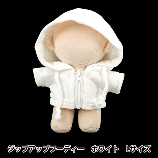 毛绒动物服装 "mpa 拉链连帽衫 L 码 白色 MPA-101A-L"